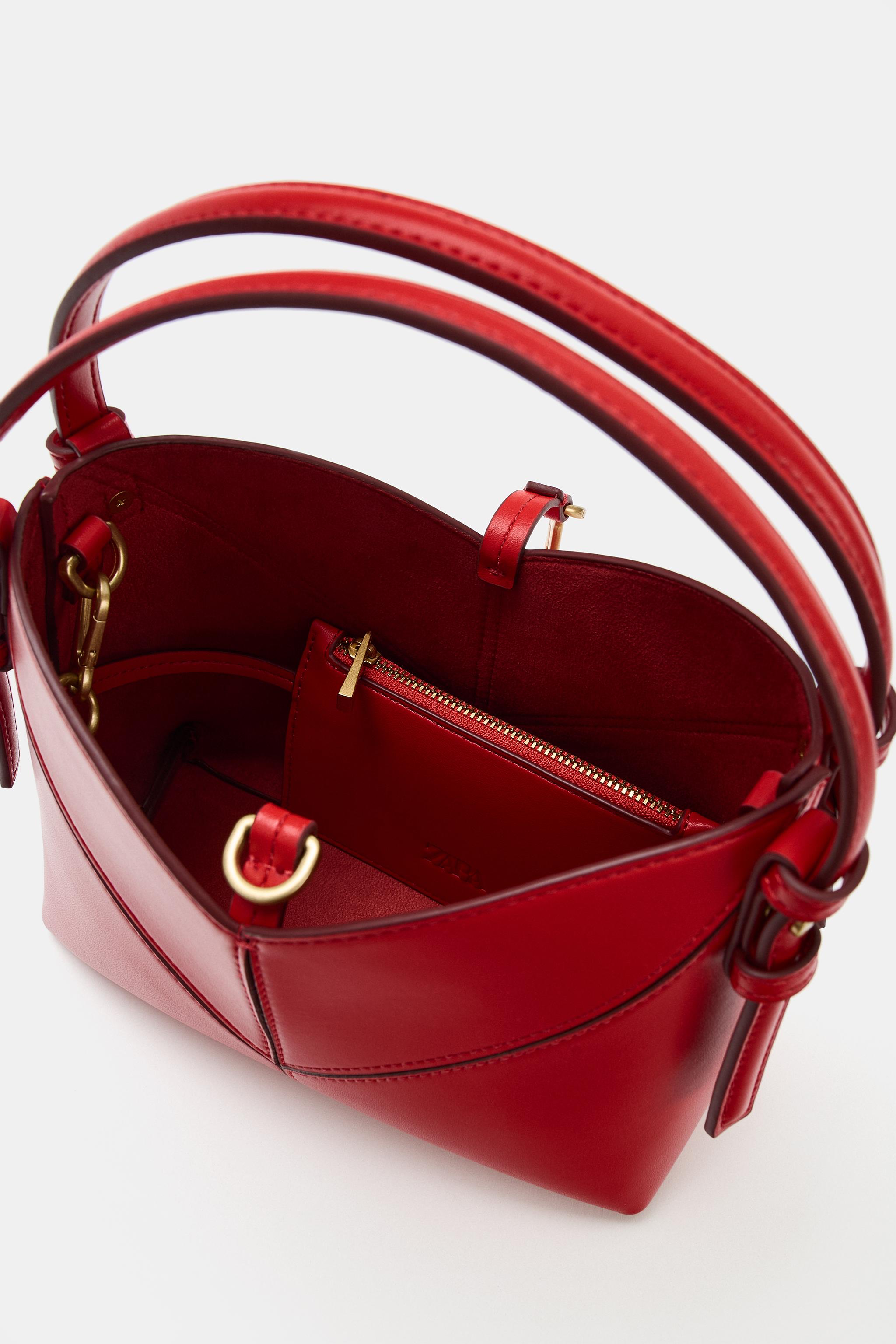 MINI SEAM DETAIL BUCKET BAG